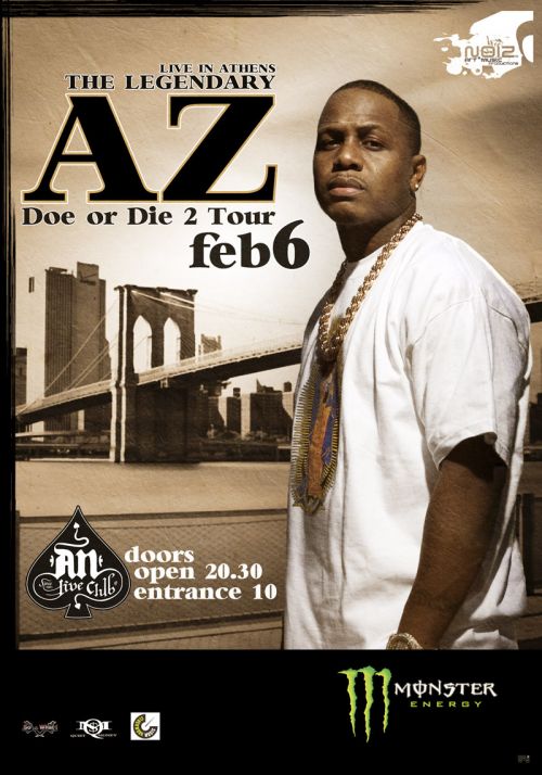 THE LEGENDARY AZ Feat. Dj DOO WOP! @ AN CLUB!