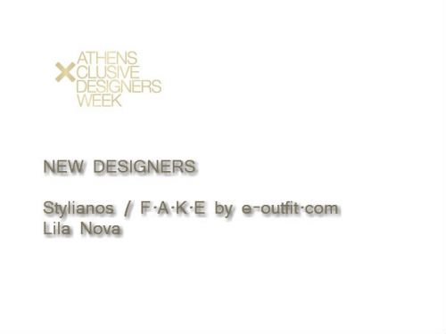 11th Athens Xclusive Designers Week